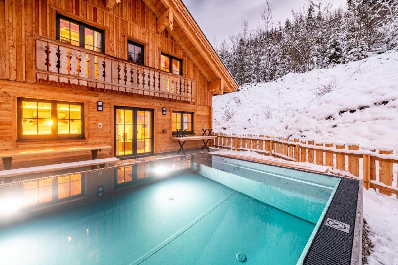 Poolchalet Dachsteinblick Pruggern Exterior foto